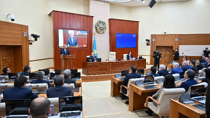 Президент Қасым-Жомарт Тоқаев Парламент Мәжілісінің пленарлық отырысына қатысты
