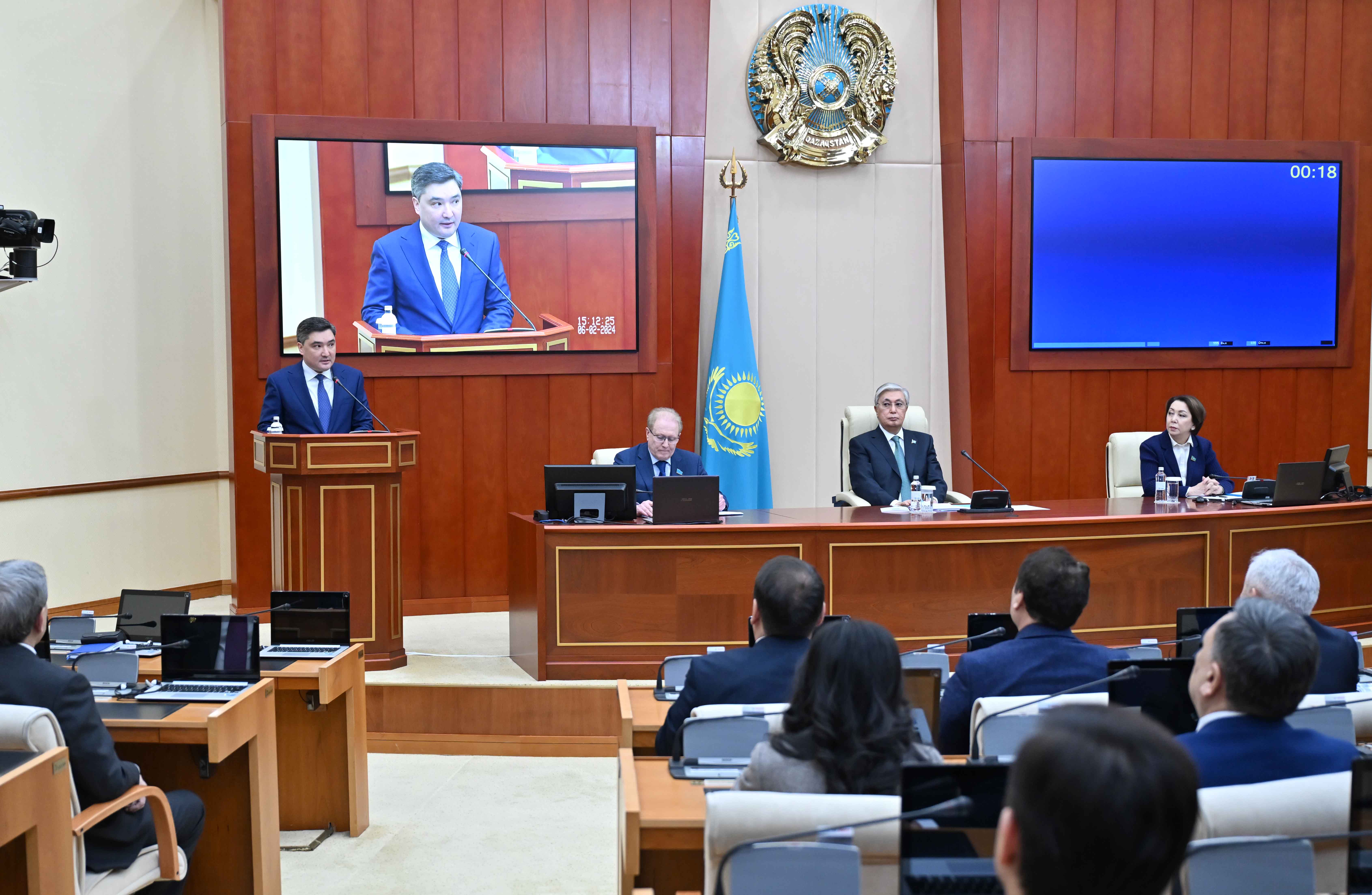 Пленарное заседание Мажилиса Парламента Республики Казахстан