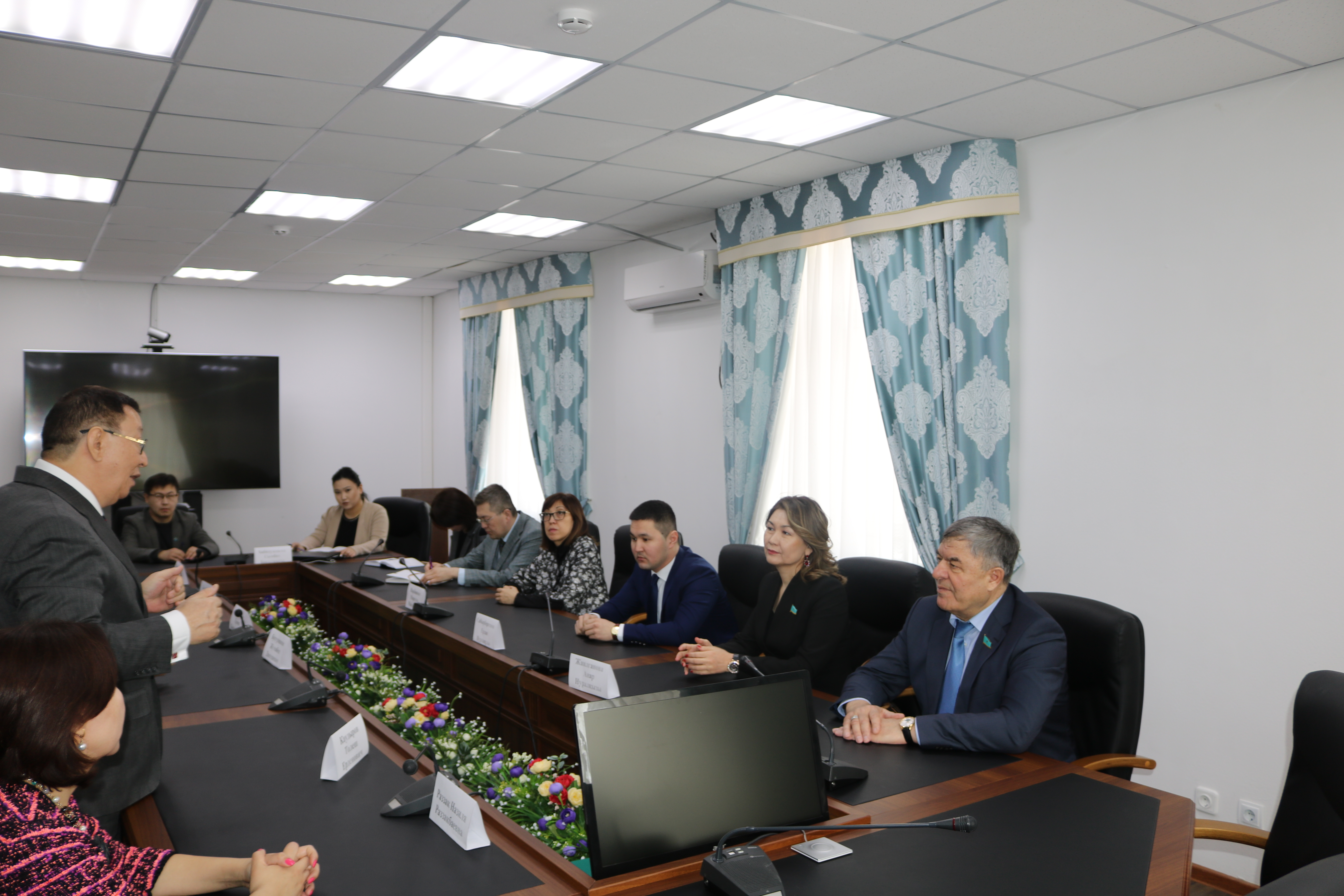 Встреча с преподавательским составом Академии правосудия при Верховном Суде Республики Казахстан - г.Астана