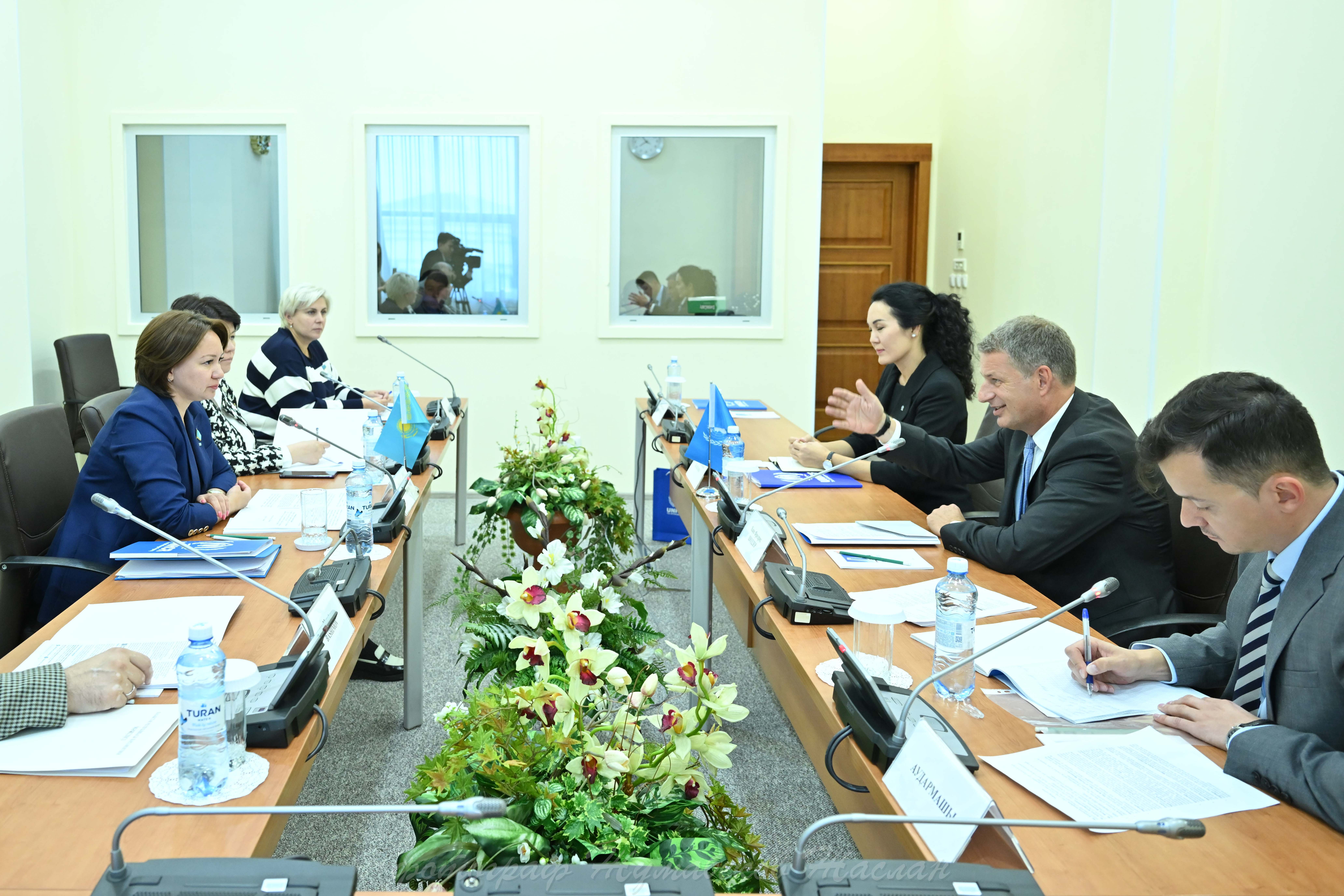 Сегодня состоялась встреча с Представителем Управления Верховного комиссара ООН по делам беженцев по Центральной Азии Х.Шоддером