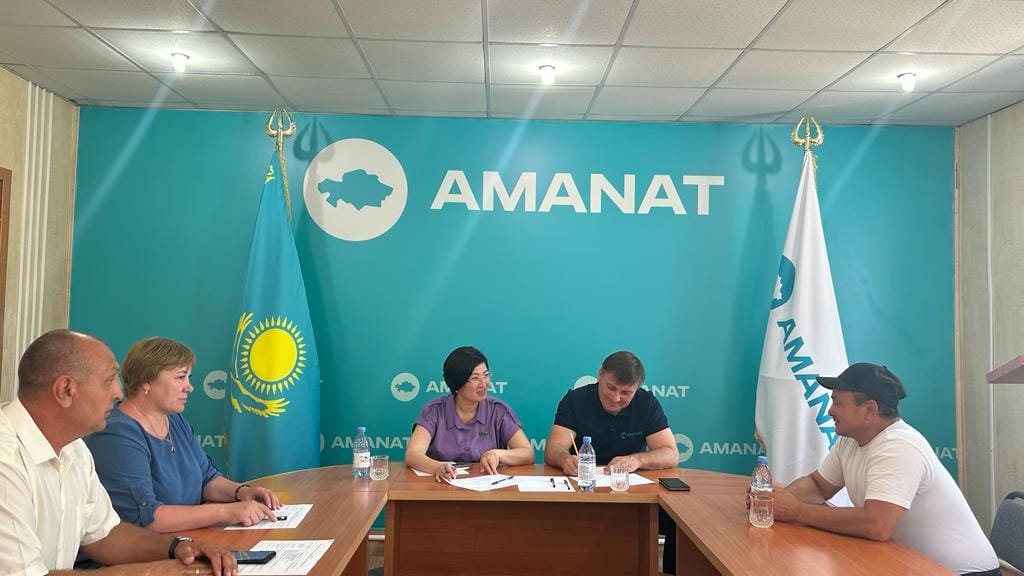 «AMANAT» ПАРТИЯСЫНЫҢ САЙЛАУАЛДЫ БАҒДАРЛАМАСЫНЫҢ ЖОЛ КАРТАСЫН ІСКЕ АСЫРУ АЯСЫНДА НЫСАНДАРҒА БАРУ ЖОСПАРЛАНҒАН.