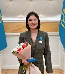 Депутат Наумова Динара Рустамовна награждена медалью «Ерен еңбегі үшін»