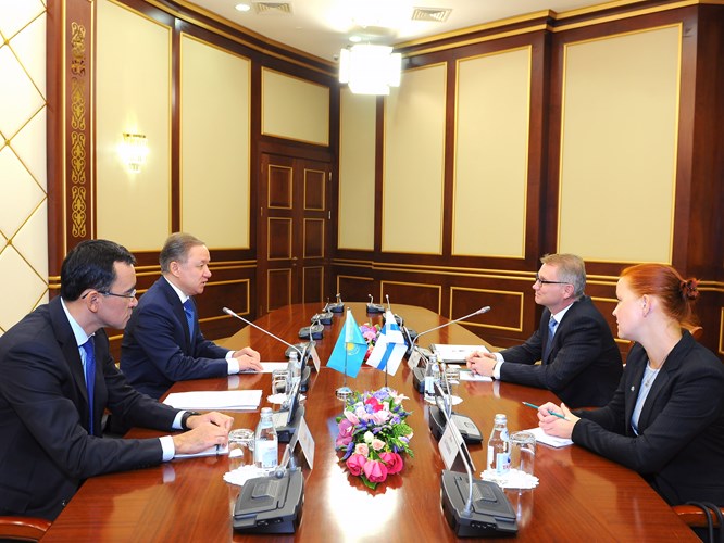 Н.Нигматулин: Казахстан и Финляндия имеют большой потенциал для укрепления межпарламентского диалога