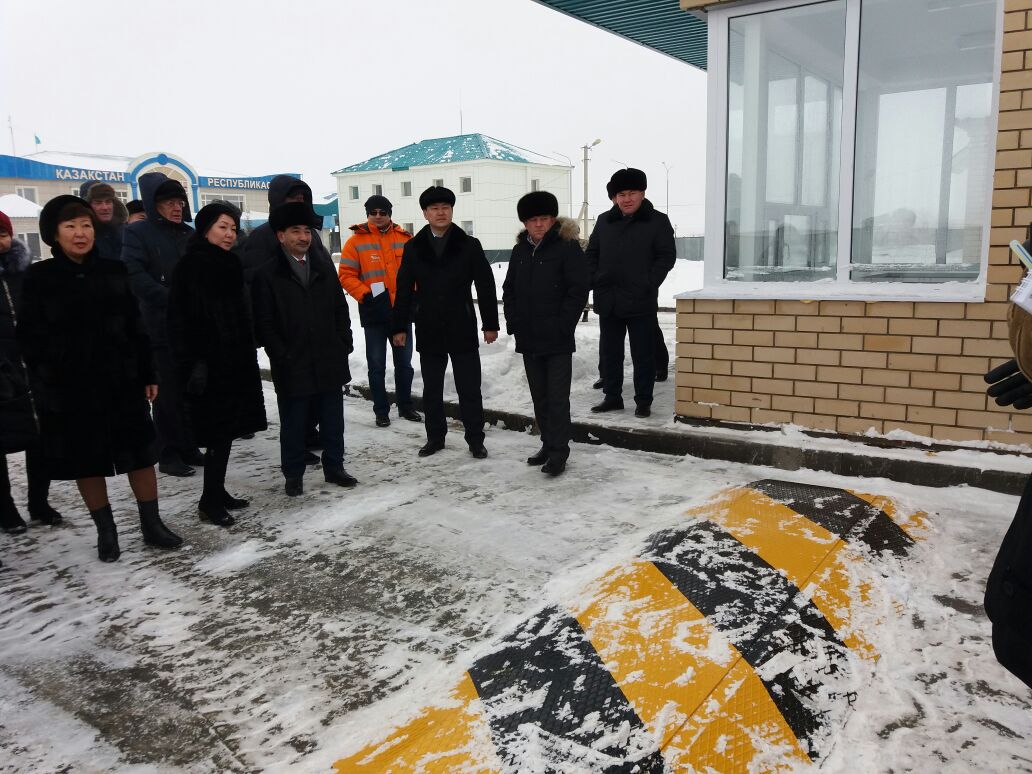 Дания Еспаева посетила переход «Жайсан» на границе Казахстана и России