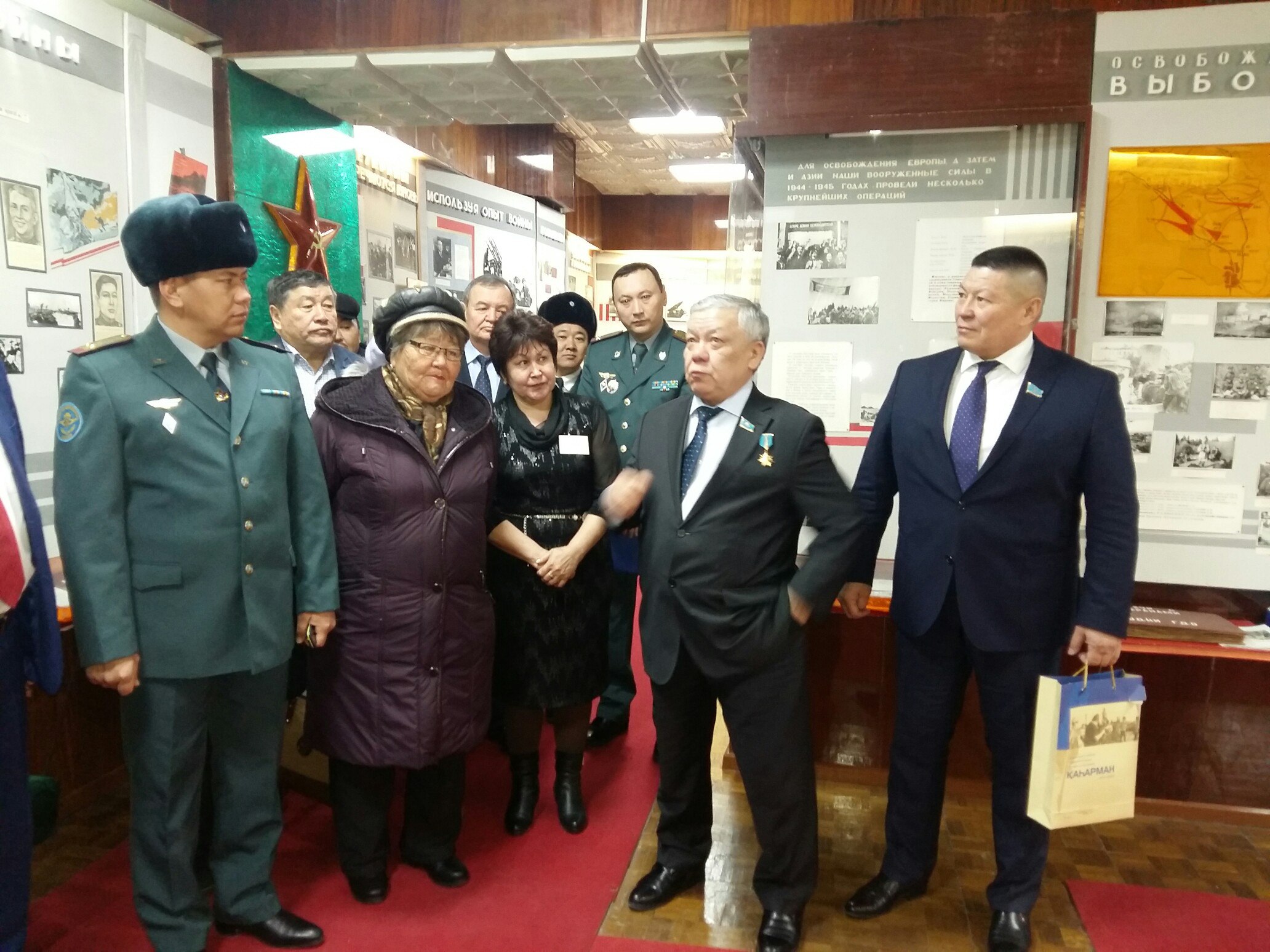 03.02.2017 Встреча с личным составом войсковой части Сарыозекского гарнизона №12740 