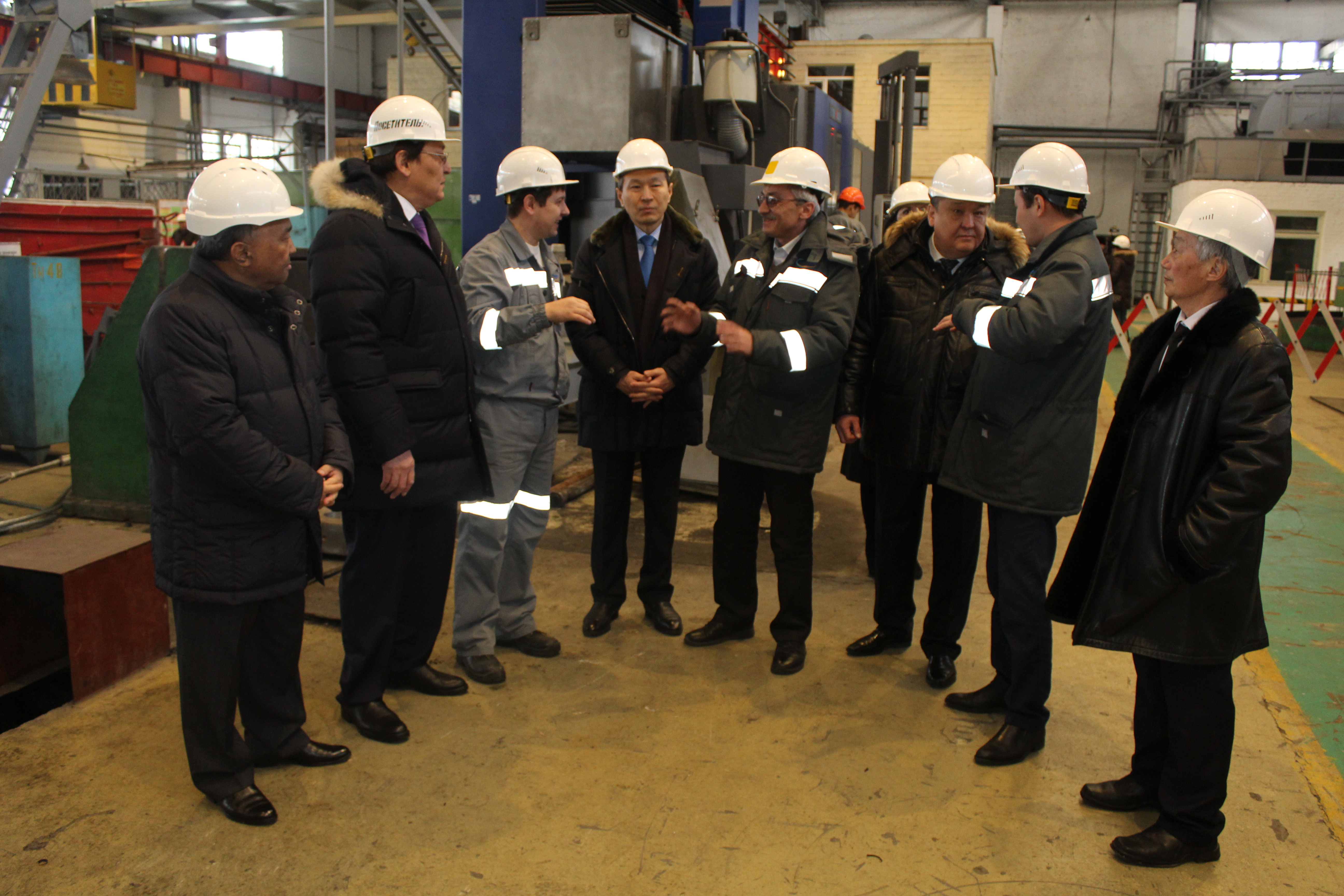 Встреча с работниками Карагандинского литейно-машиностроительного завода (КЛМЗ)