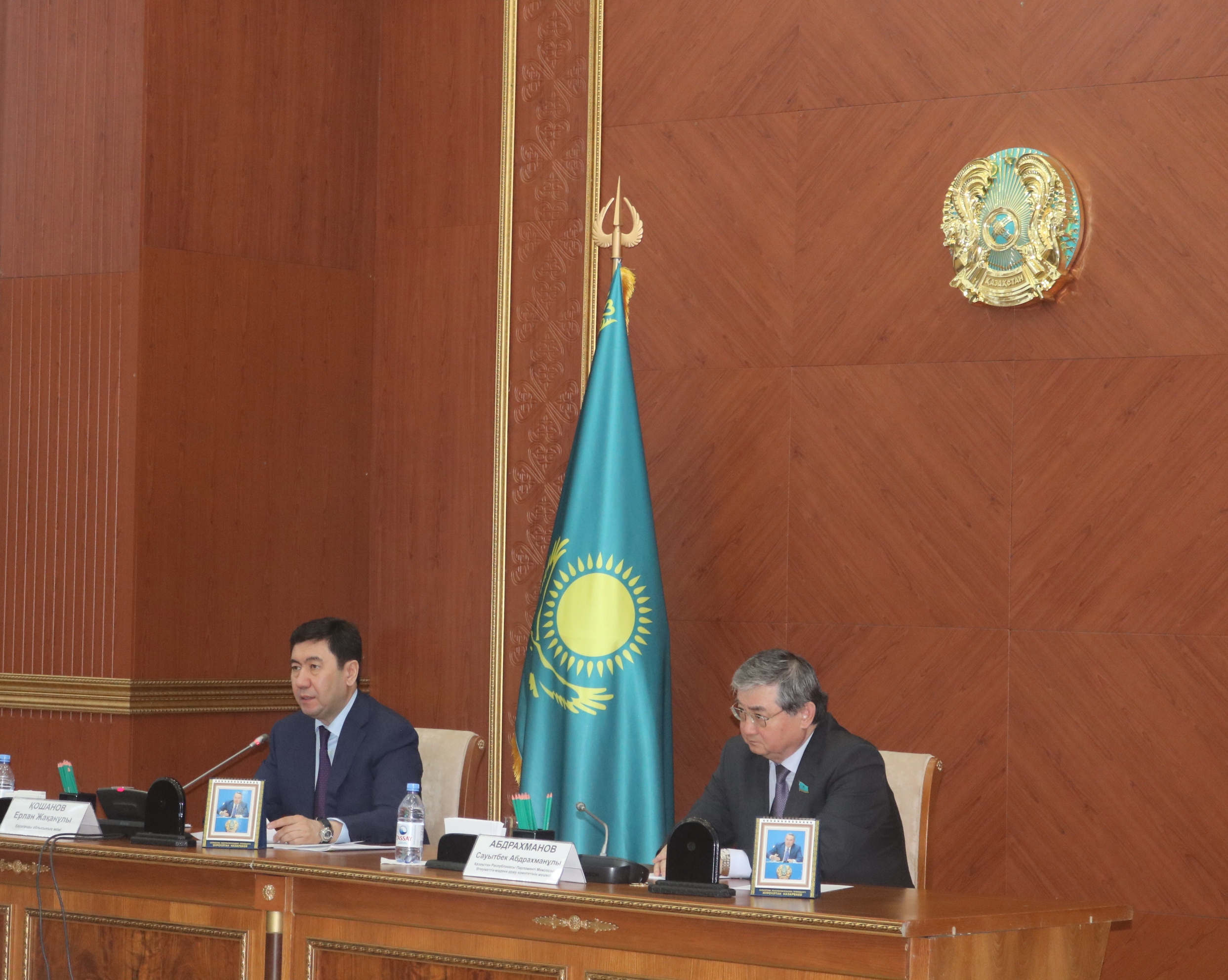 Участие депутата в заседании акимата Карагандинской области