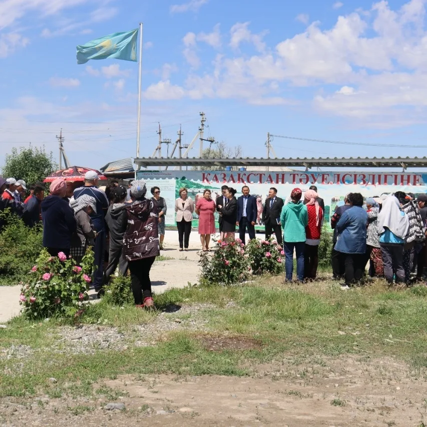Встречи в селах Елтай и Тастобе Каратальского района Алматинской области