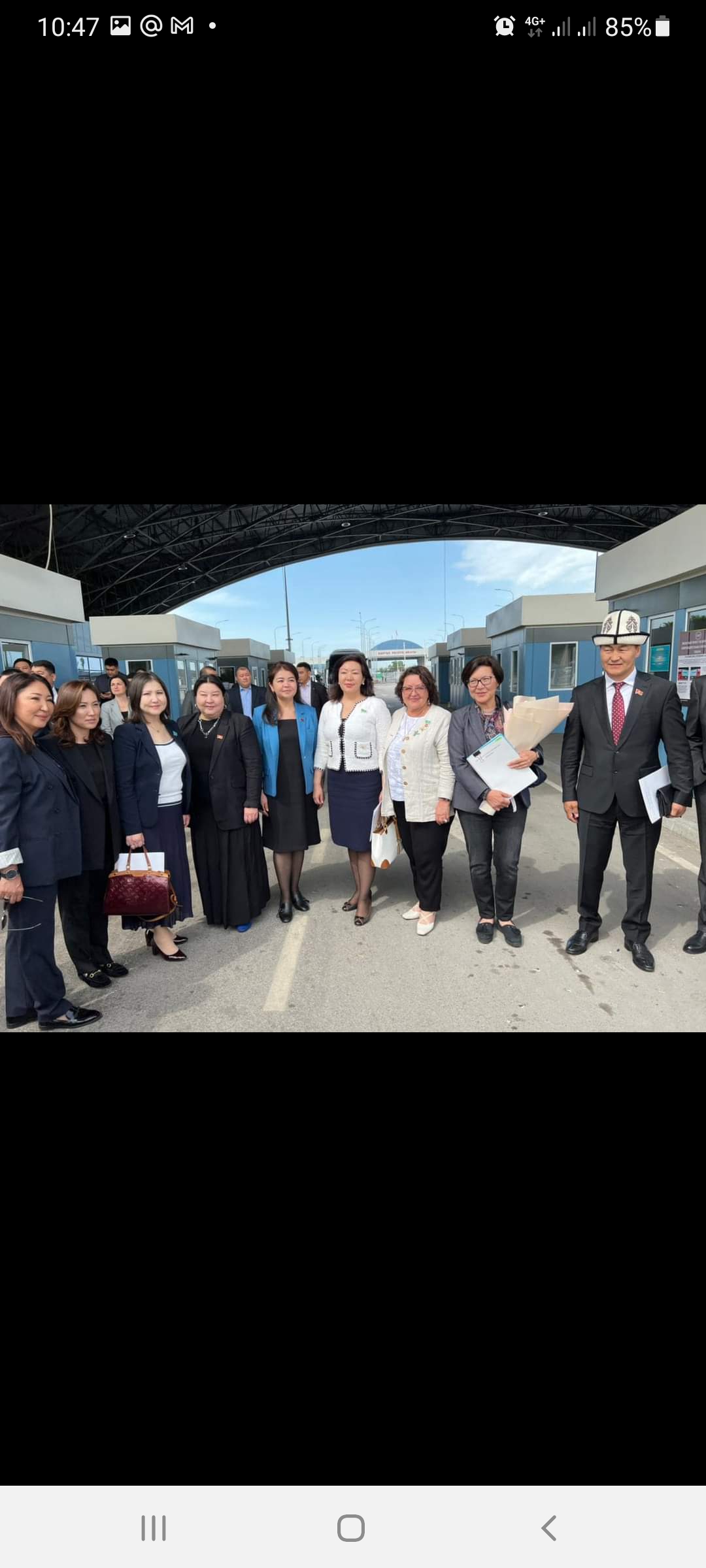 Встреча с депутатами Кыргызской Республики на КПП с.Кордай Жамбылской области