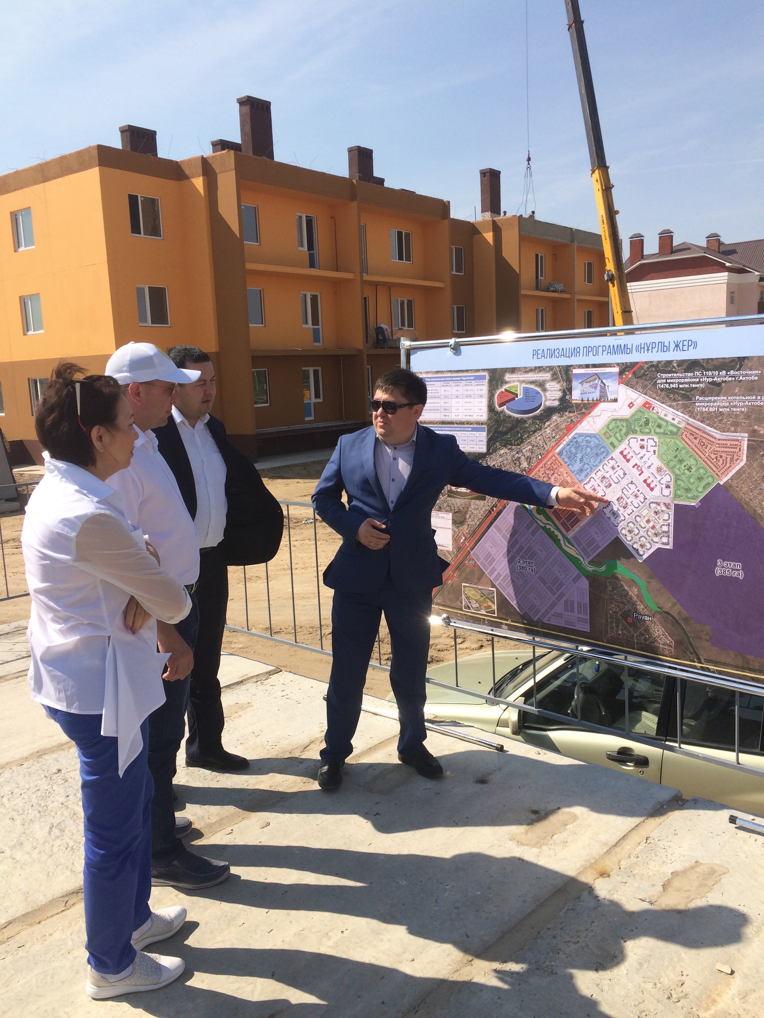 Депутат Еспаева посетила объекты жилищного строительства по программе «Нурлы жер» 
