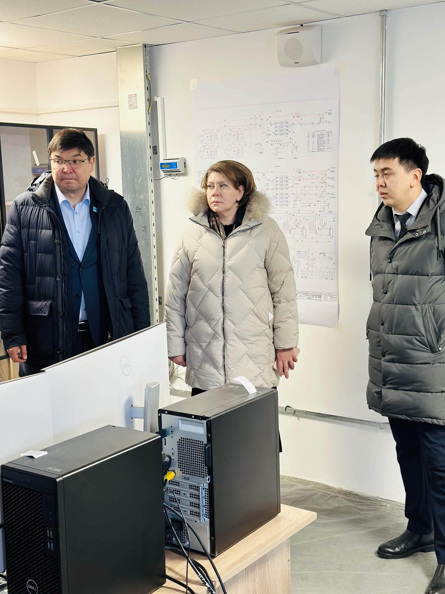 "Тұран" қазандығы газ жылу станциясының құрылысына бару