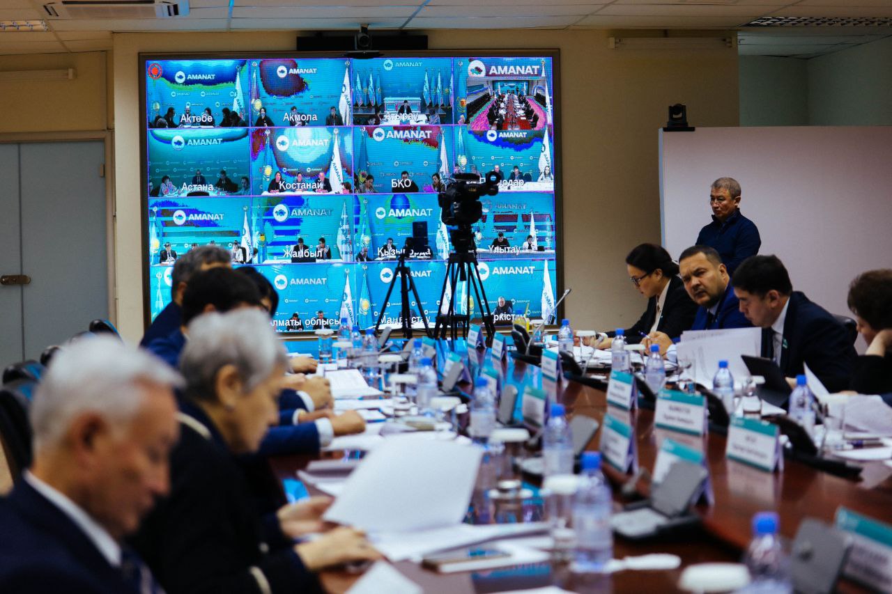 Заседание Комитета партийного контроля партии "AMANAT"