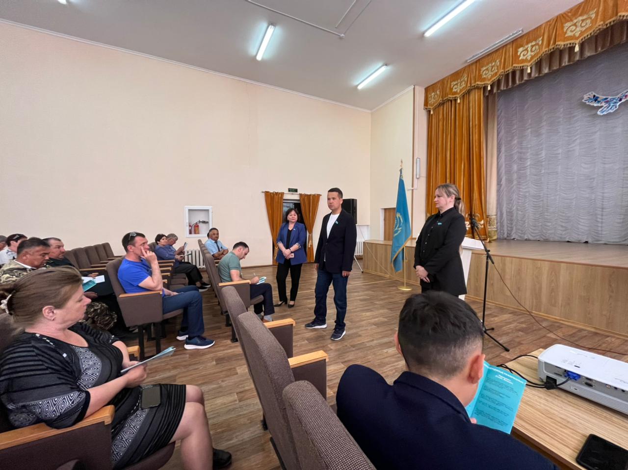 Встречи депутата Мажилиса Парламента РК Елюбаева М.С. с населением Акмолинской области