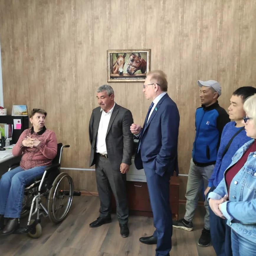 Встреча с людьми с особыми потребностями в ОО «Рудненское добровольное общество инвалидов г.Рудный
