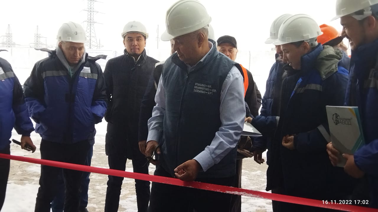 Азат Перуашев принял участие в торжественном открытии новой линии Казахстанского завода металлоконструкций