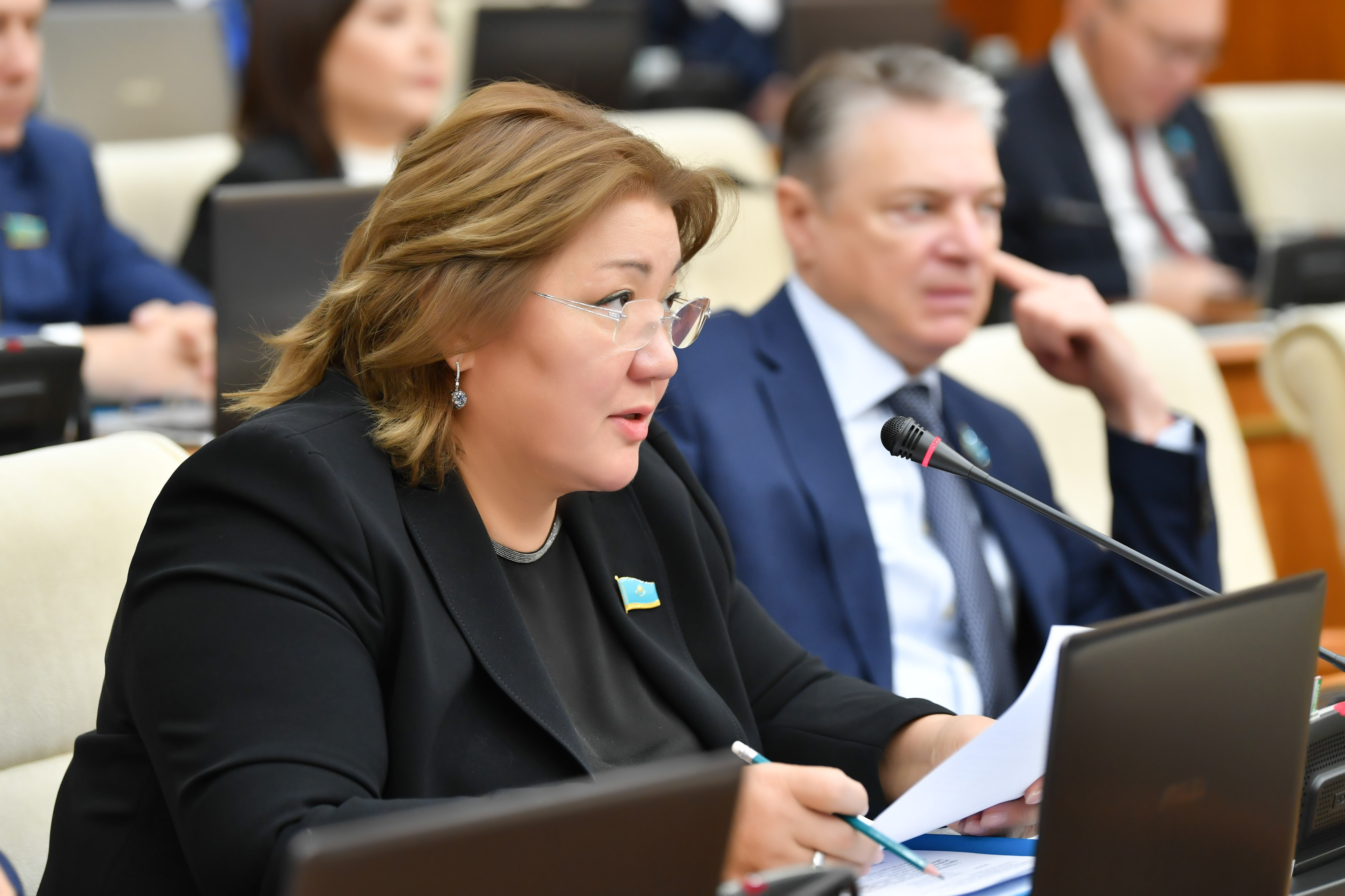 26 октября озвучила депутатский запрос на имя Премьер-Министра Республики Казахстан Смаилова А.А.