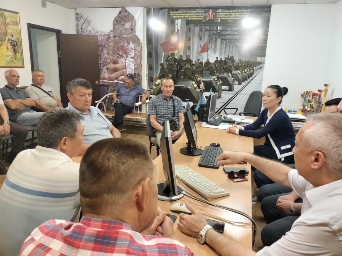 13 июля 2022 года состоялась встреча депутата Нугмановой Г.К. с ветеранами афганской войны в г. Павлодар