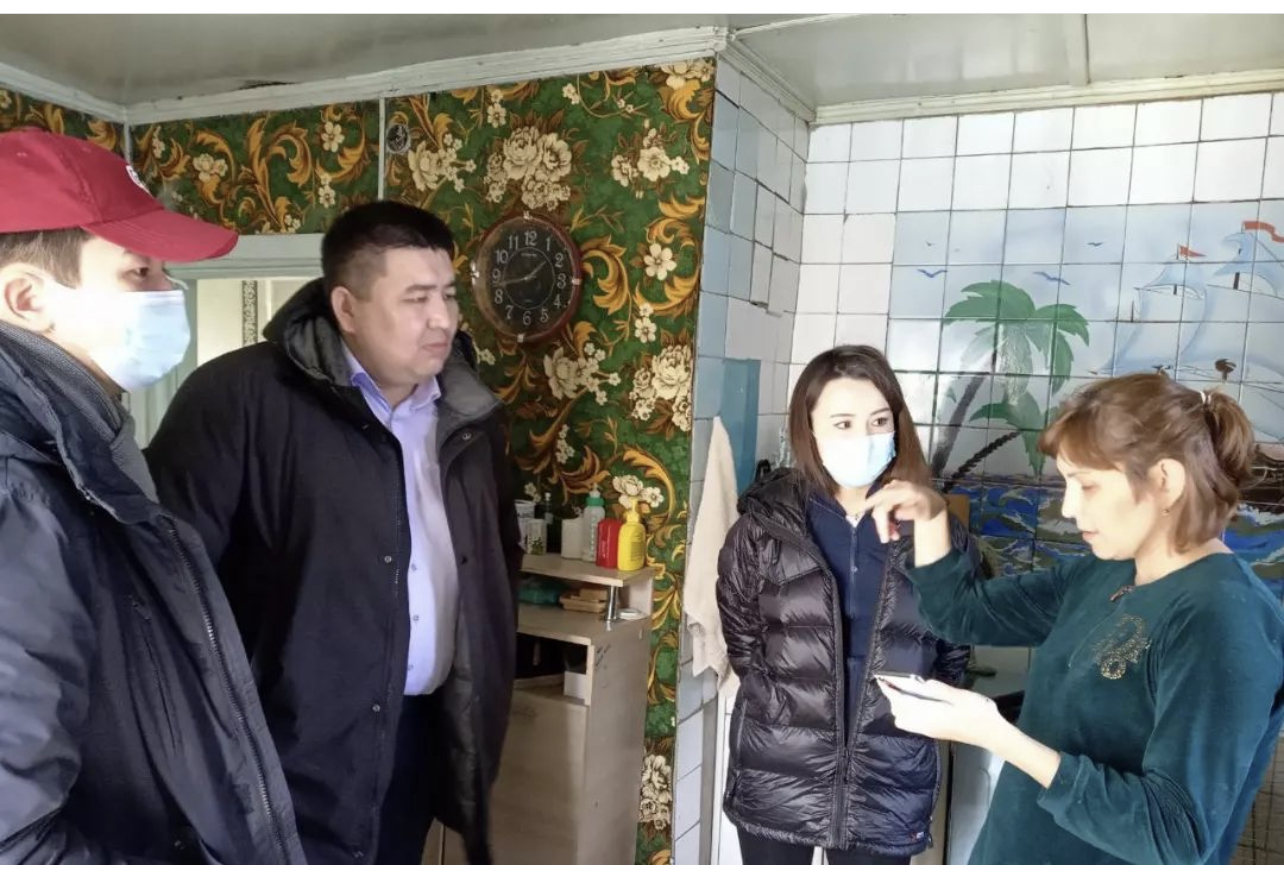 Об ознакомлении с состоянием многодетной матери, воспитывающей в одиночку 7 детей в Турксибском районе