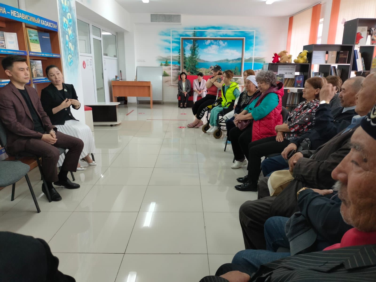 1 июня 2022 года Павлодарским областным филиалом НПК проведена встреча с жителями поселка Ленинский