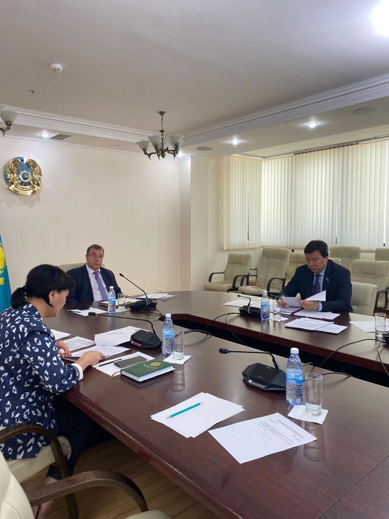 Представители депутатской группы "Жаңа Қазақстан" провели встречу в Министерстве здравоохранения РК.