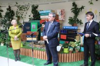 Выступление депутата Мажилиса Сауытбека Абдрахманова на церемонии открытия читального зала имени Пушкина в Национальной академической библиотеке РК