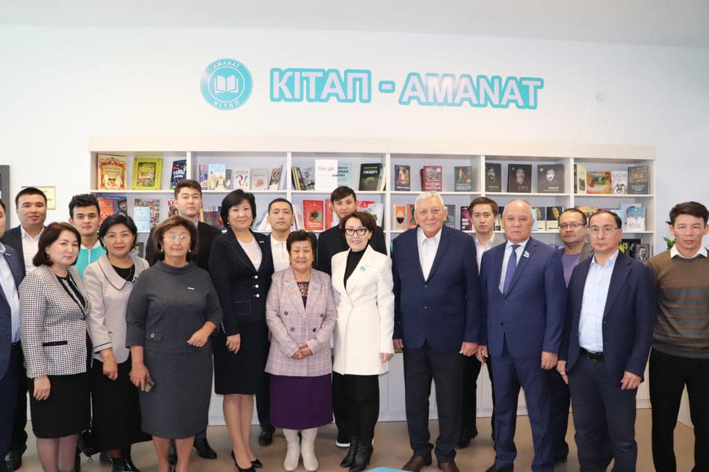 Аманат партиясының «КІТАП - AMANAT» жобасы аясында кітап орталығы ашылды