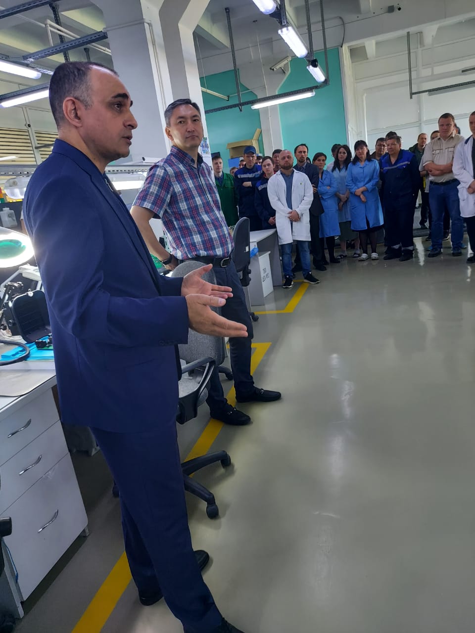 30.05.2022г. состоялась встреча с трудовым коллективом завода им. Кирова г. Петропавловск.