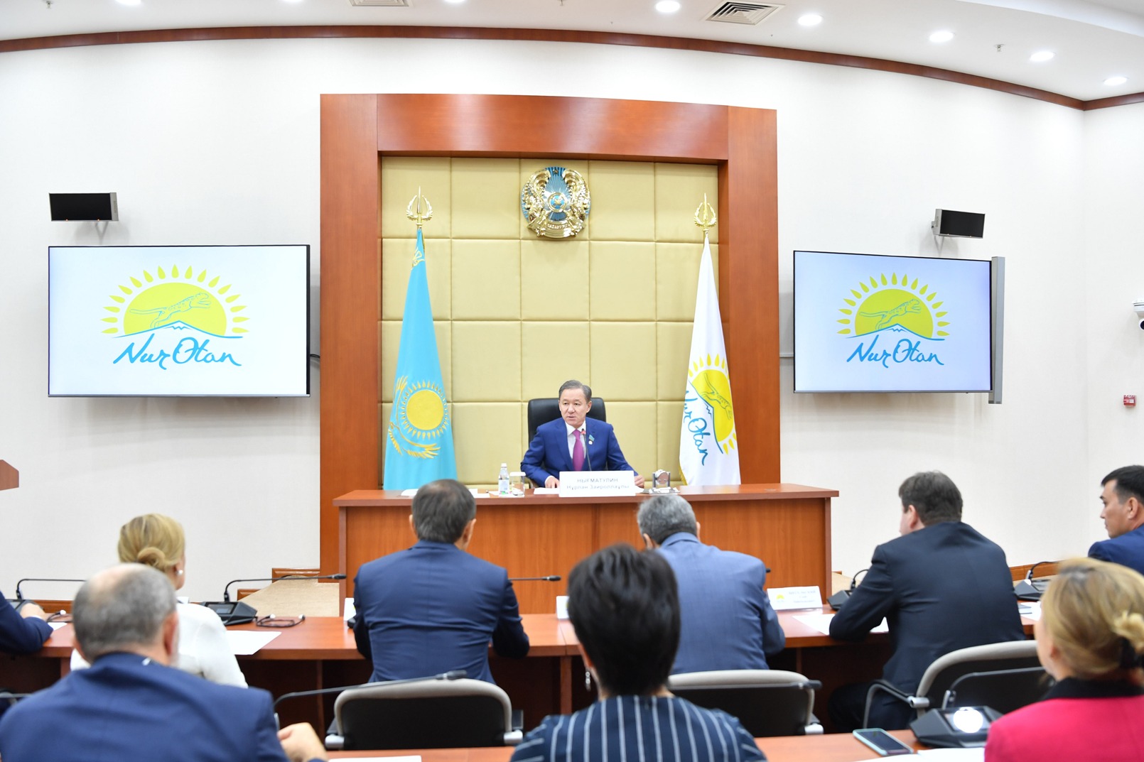 Участие на собрании Фракции партии «Nur Otan» в Мажилисе Парламента Республики Казахстан