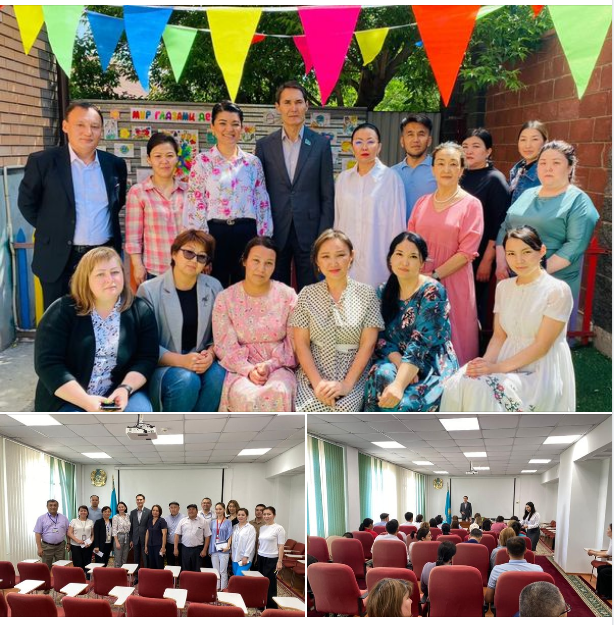 Сегодня встреча состоялась с коллективом автохозяйства Управления делами Президента Республики Казахстан и детского сада «Медина»