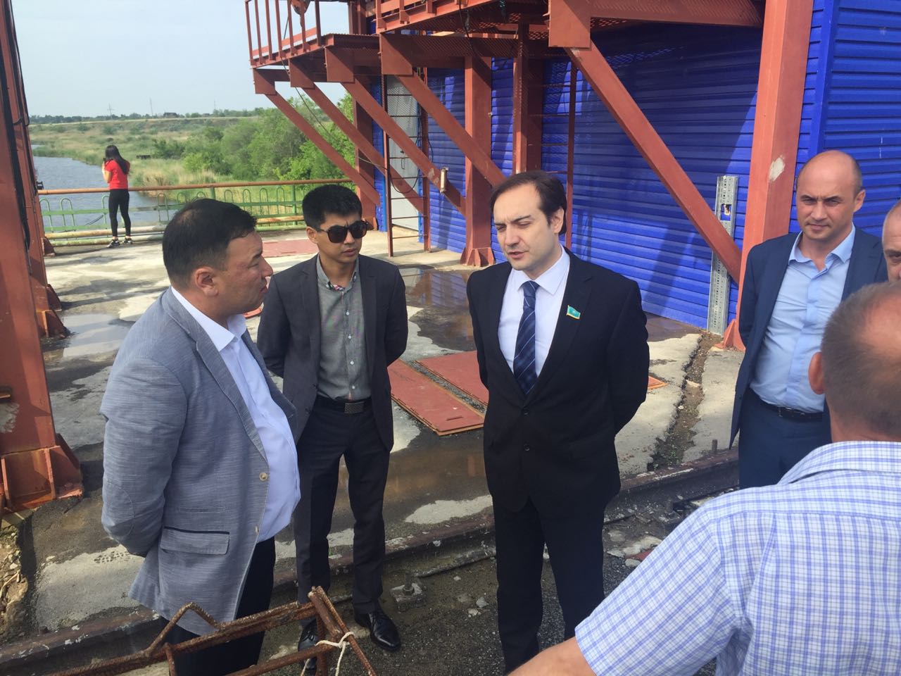 Посещение объекта  в рамках программы «Нұрлы Жол»:  - Строительство канализационной насосной станции №5 в г.Костанай