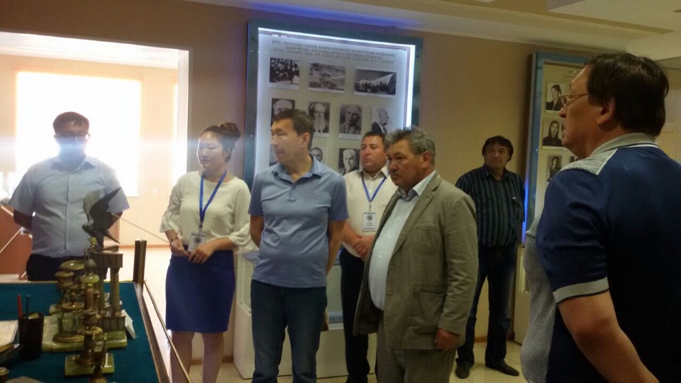 Посещение строительства водопровода в с.Баянаул  (Павлодарская область)
