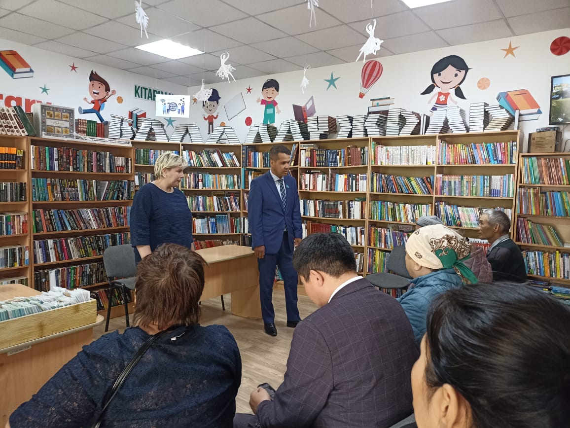 Встречи депутата Мажилиса Парламента РК М.С.Елюбаева с населением Акмолинской области