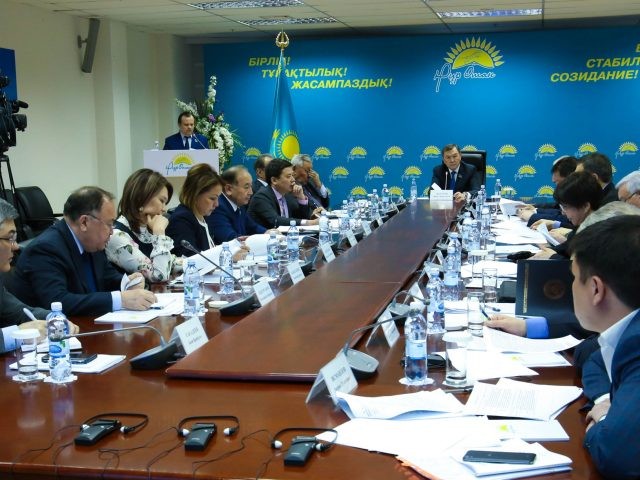 Заседание Республиканского общественного совета по противодействию коррупции при партии «Нұр Отан» (РОСПК)