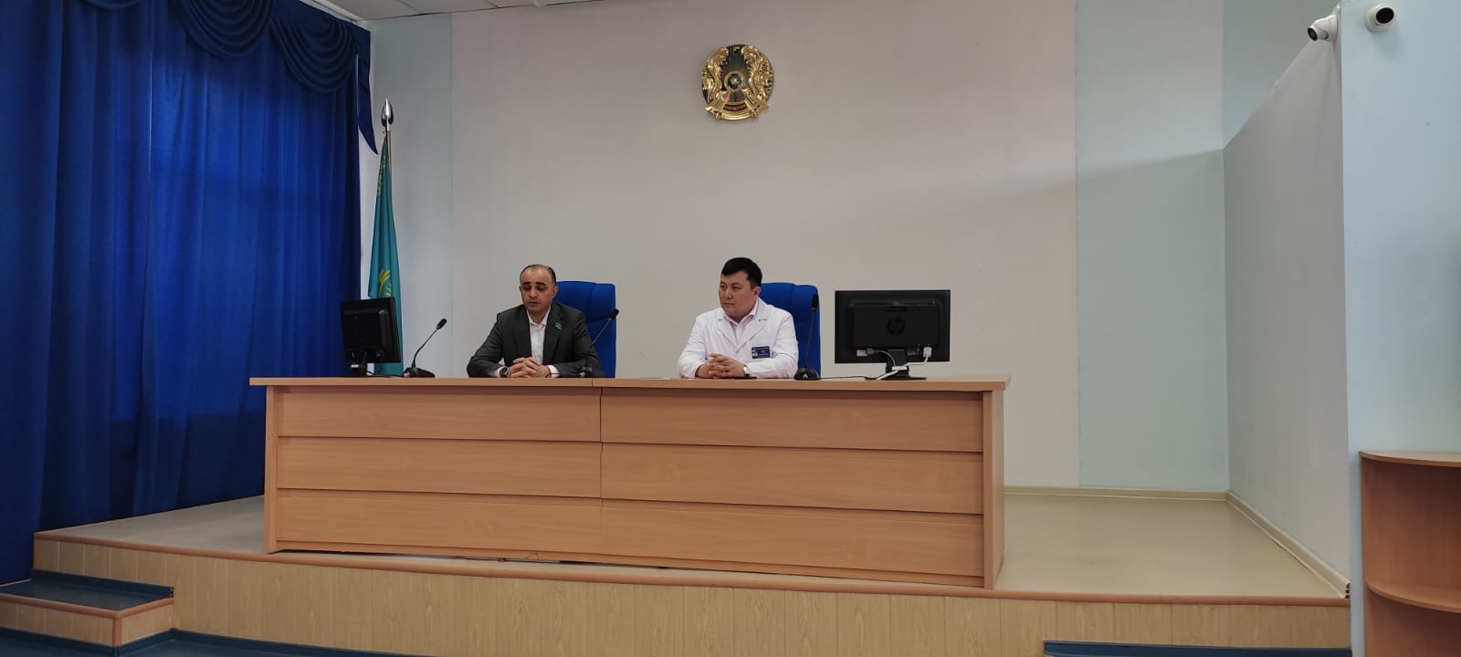 31.05.2022г. состоялась встреча с коллективом многопрофильной областной больницы в городе Петропавловск