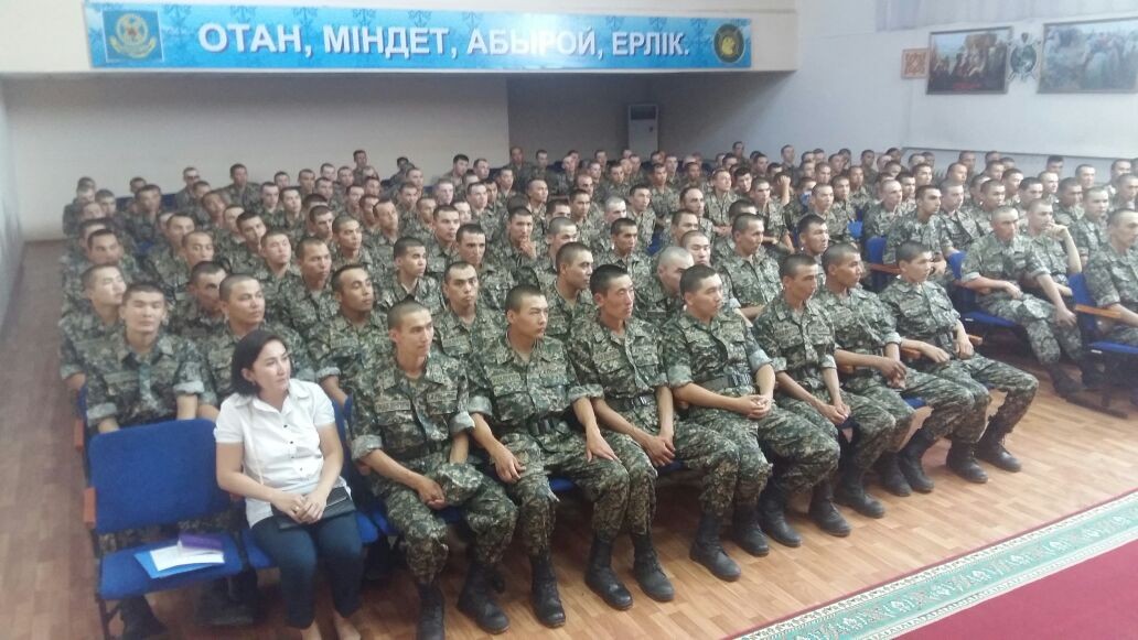 Депутат Мажилиса Парламента РК Ержан К.Т. посетил воинскую часть № 6506 Национальной гвардии РК в г.Шымкент Южно-Казахстанской области