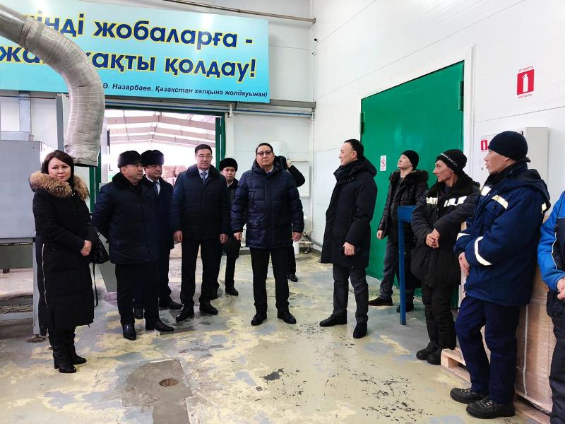Депутаты Мажилиса Парламента Республики Казахстан посетили Теректинский район