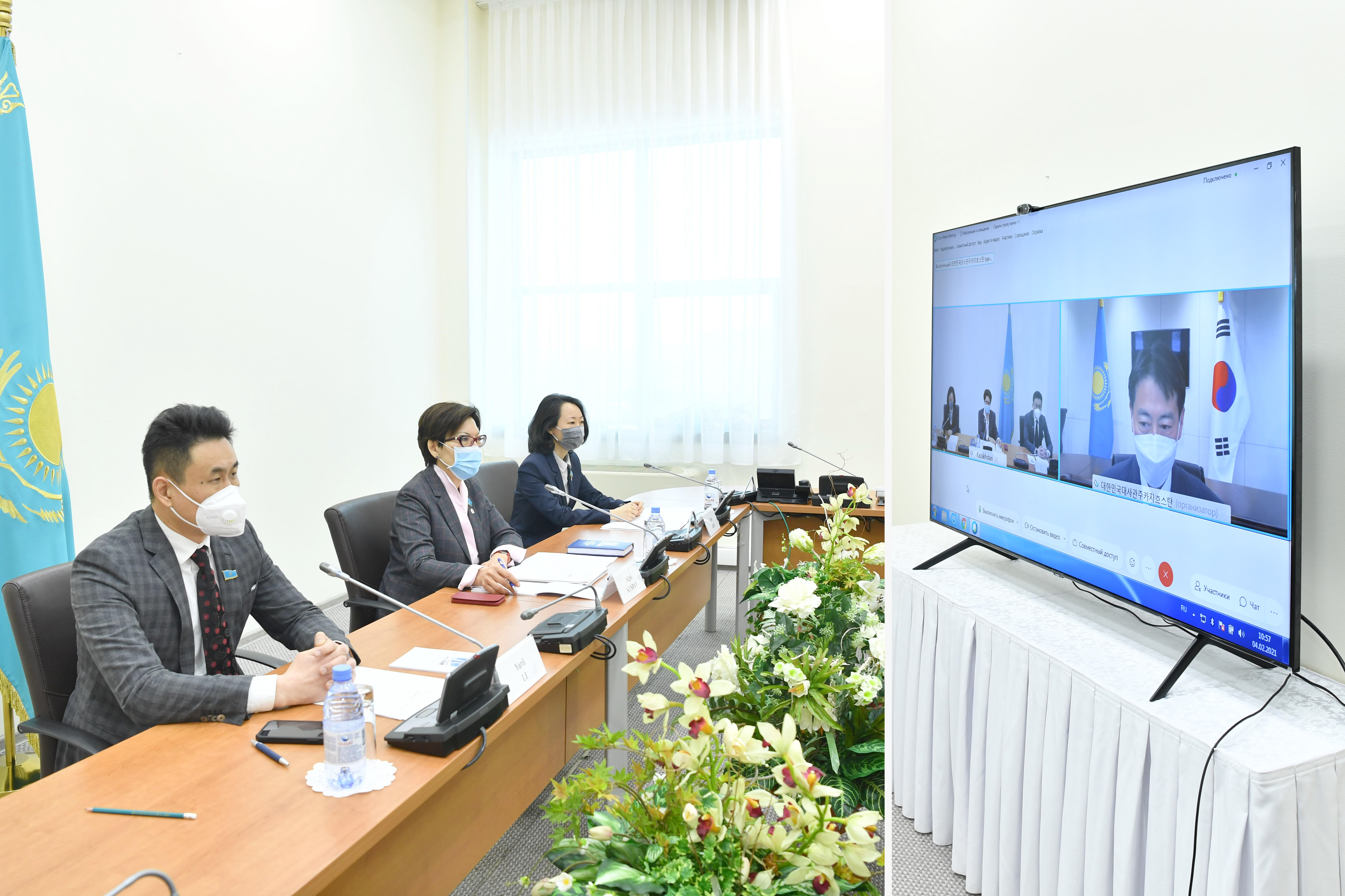 Мәжіліс депутаттары Корея Республикасының Елшісімен онлайн кездесу өткізді 