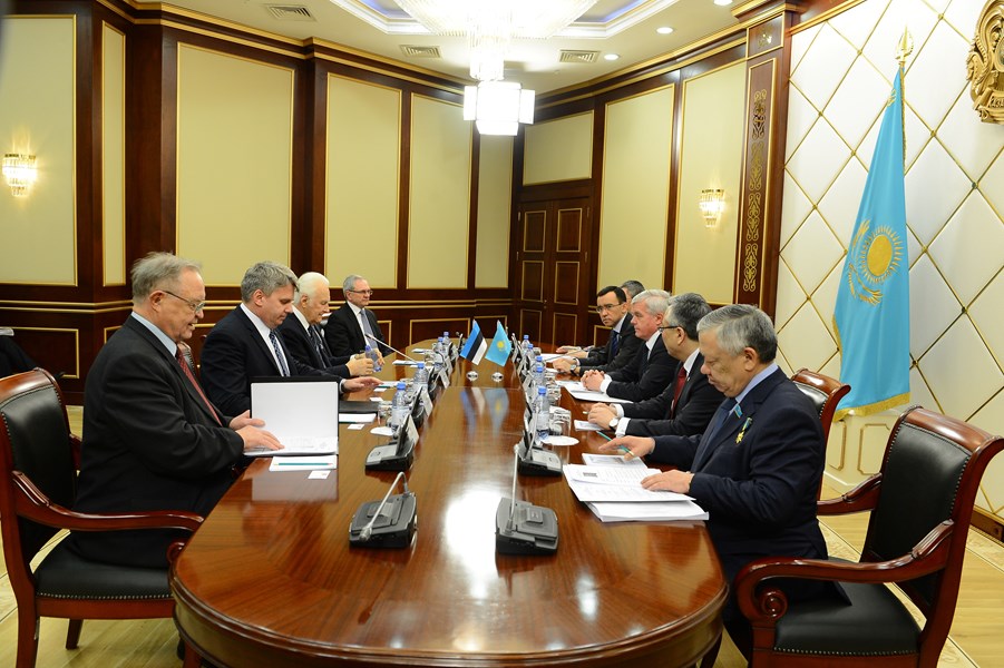 Meeting of the Deputy Chairman of the Mazhilis of the Parliament of the Republic of Kazakhstan S.A.Dyachenko with the delegation from Estonia 