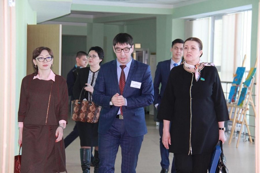 Встреча с учениками и преподавателями школы «Назарбаев Интеллектуальная школа» г. Костаная 
