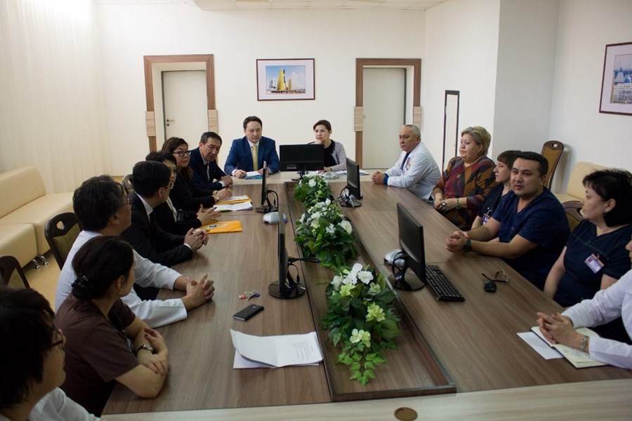 Встречи депутатов с медиками областного кардиологического центра в г.Павлодар